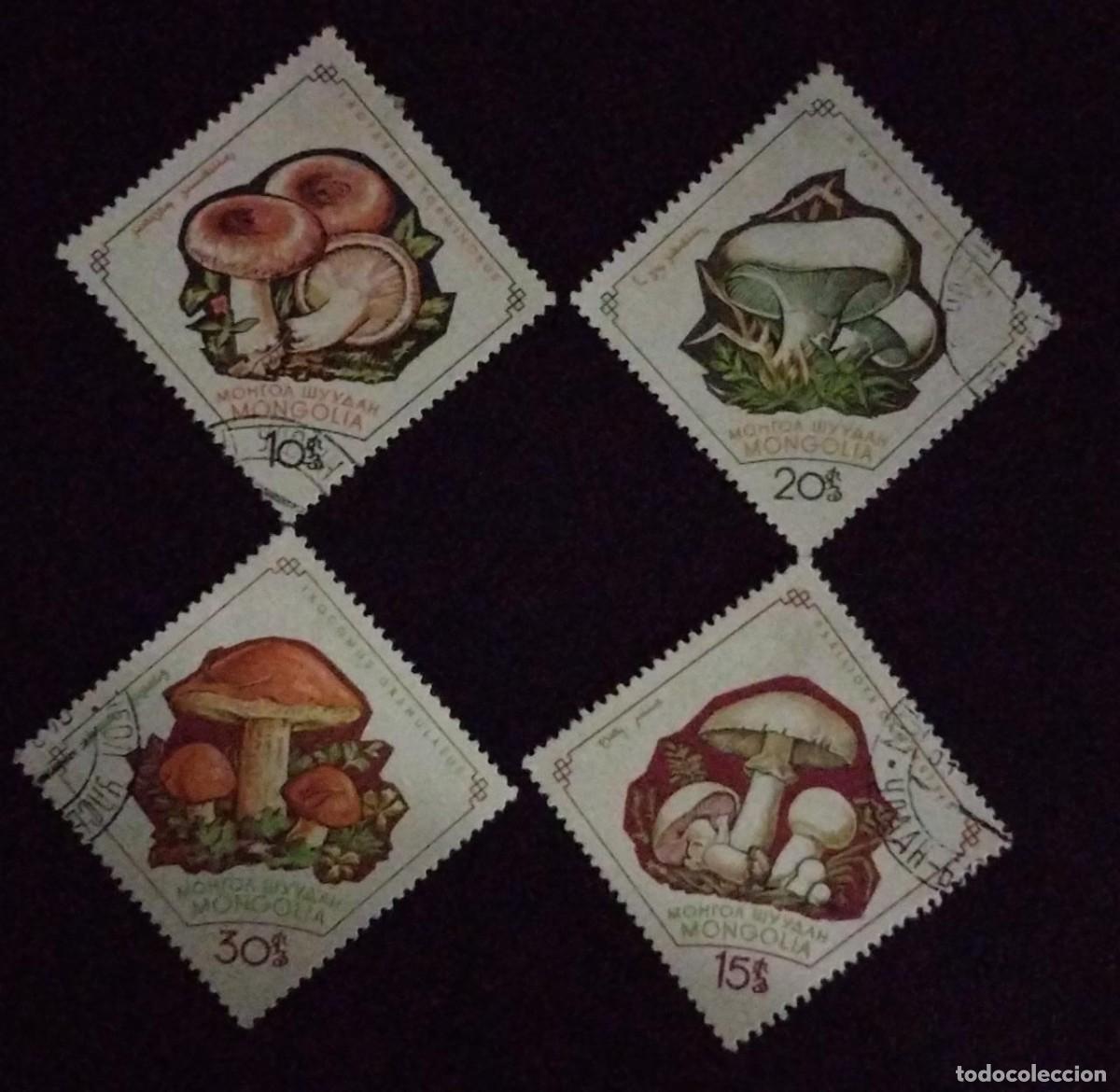 Sellos: SL) MONGOLIA MUSHROOMS USED STAMPS - Foto 1