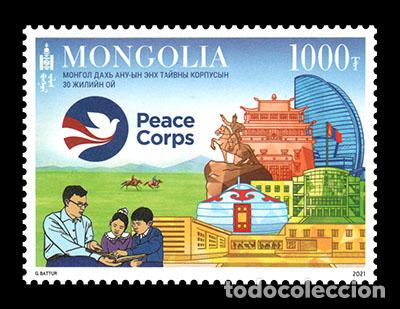 Sellos: Mongolia 2021 Diplomacia MNH - Foto 1