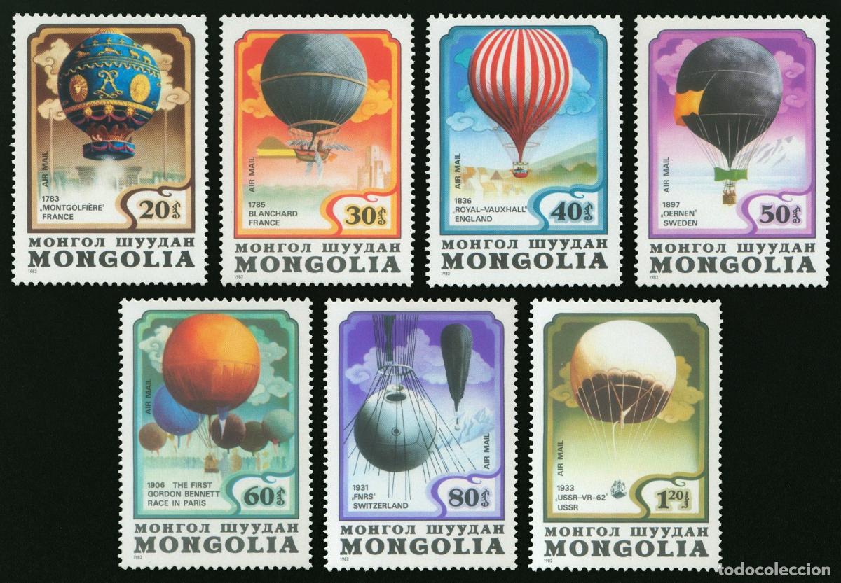 Sellos: Mongolia 1982 Globo globos MNH - Foto 1