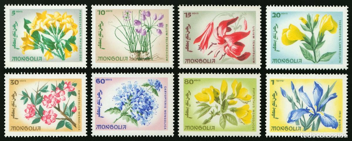 Sellos: Mongolia 1966 Flores de mongolia flores MNH - Foto 1