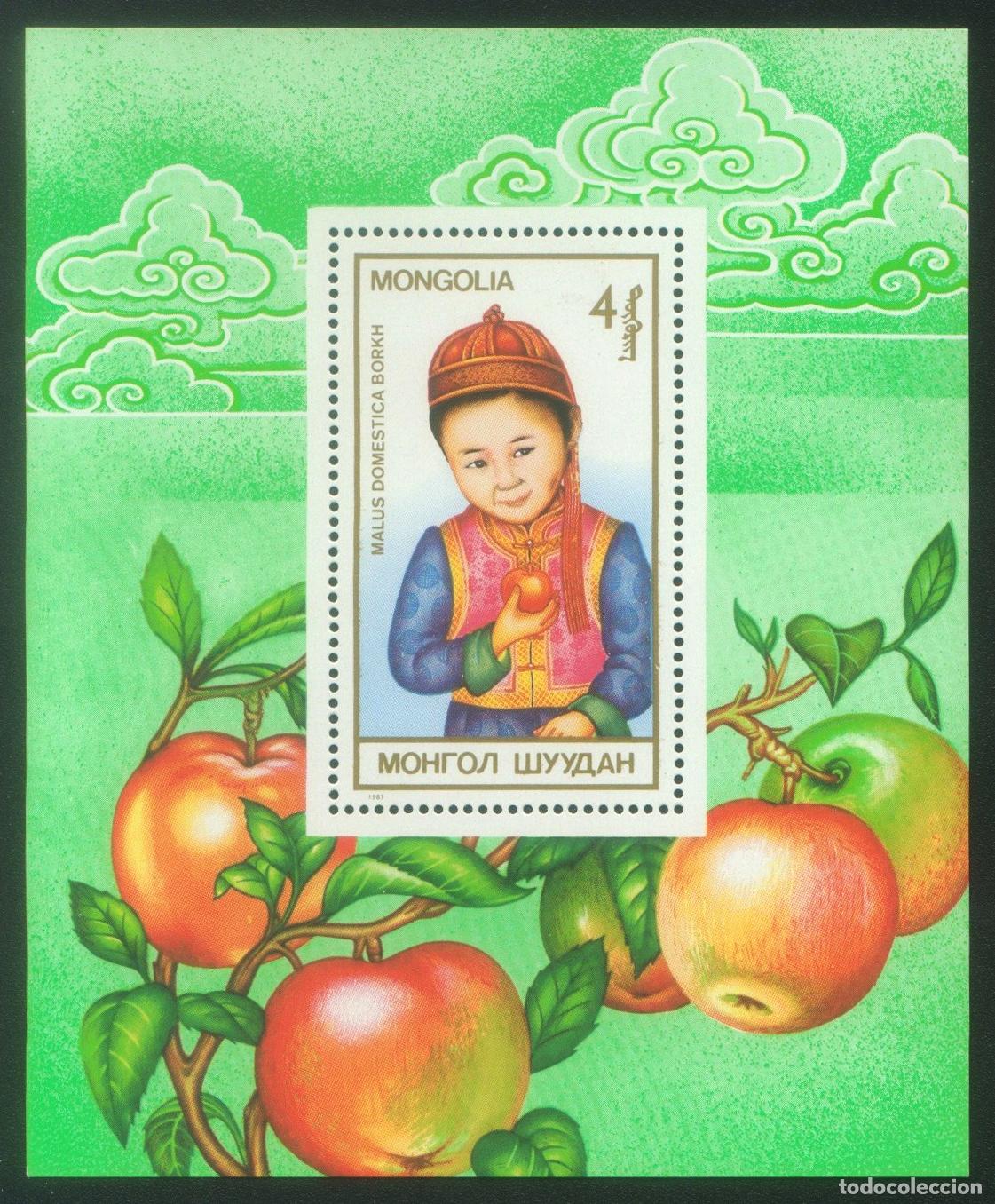 Sellos: Mongolia 1987 frutas frutas MNH - Foto 1
