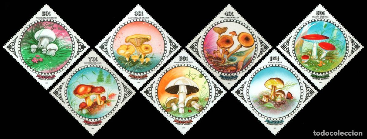 Sellos: Mongolia 1985 Hongos Hongos MNH - Foto 1