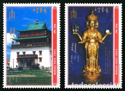 Sellos: Mongolia 1999 Migjed Janraysag Religi&oacute;n MNH - Foto 1