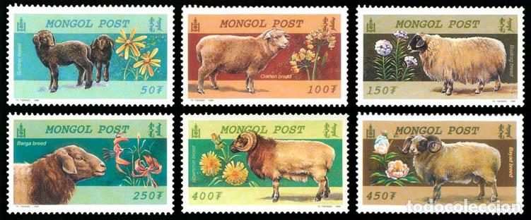 Sellos: Mongolia 1999 Oveja Oveja MNH - Foto 1