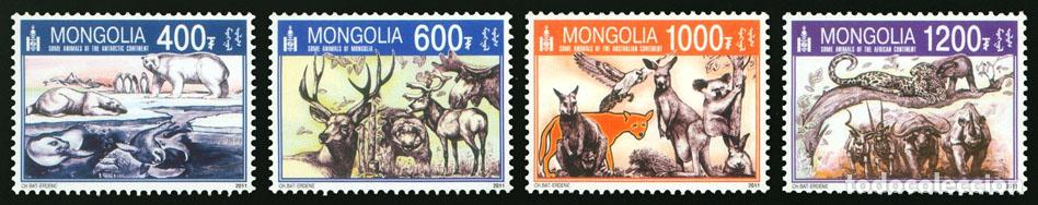 Sellos: Mongolia 2011 Mam&iacute;feros MNH - Foto 1