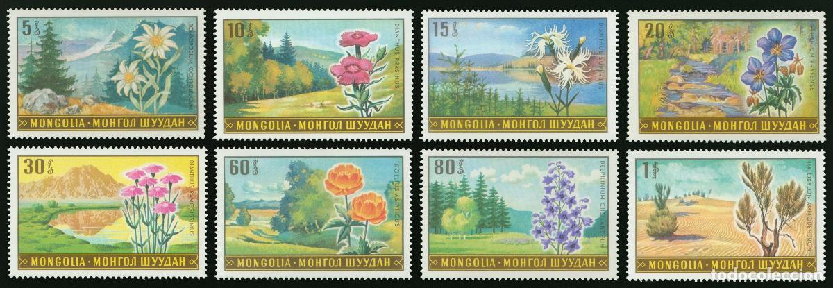 Sellos: Mongolia 1969 Flores de mongolia flores MNH - Foto 1