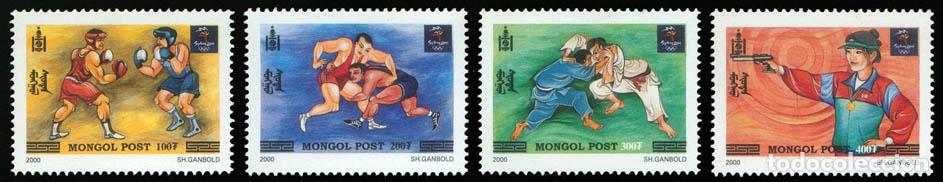 Sellos: Mongolia 2000 Boxeo MNH - Foto 1