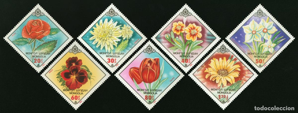 Sellos: Mongolia 1983 flores flores MNH - Foto 1