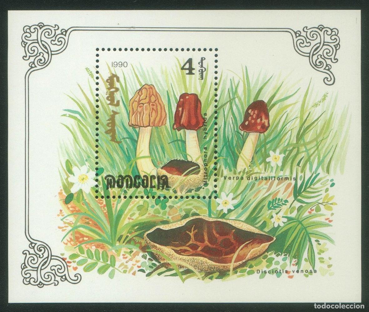Sellos: Mongolia 1991 Hongos Hongos MNH - Foto 1