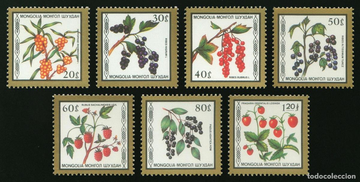 Sellos: Mongolia 1987 frutas frutas MNH - Foto 1