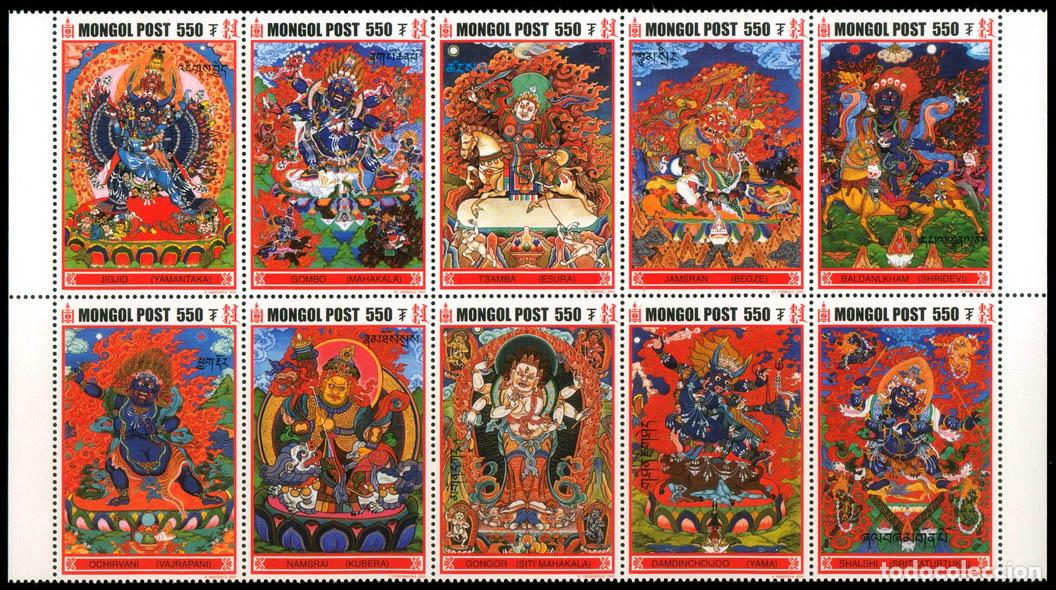 Sellos: Mongolia 2000 Buda Religi&oacute;n MNH - Foto 1