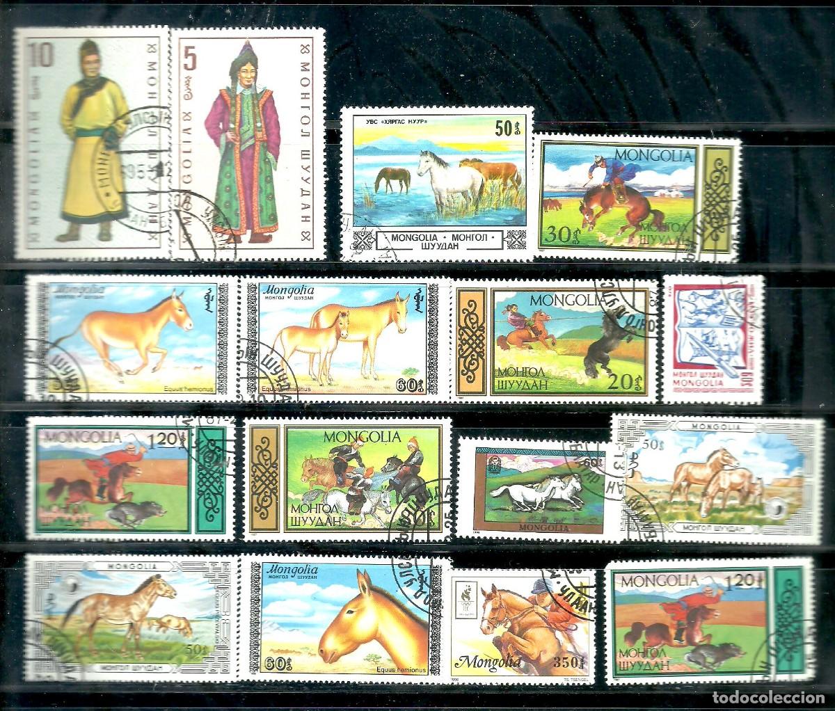 Sellos: MONGOLIA 32 SELLOS USADOS. - Foto 2