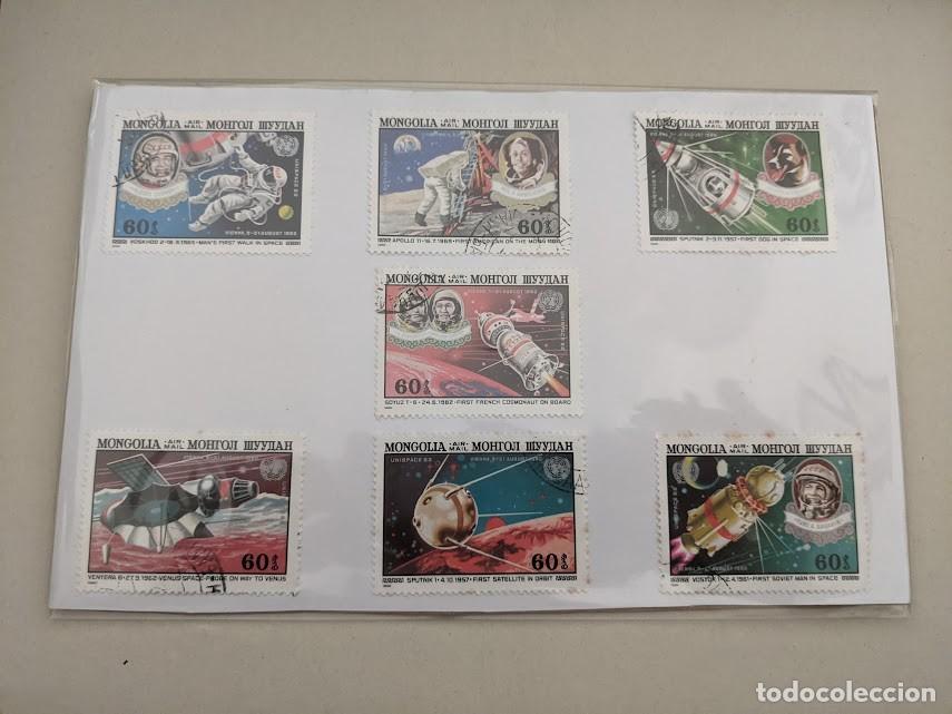 Sellos: LOTE 7 SELLOS MONGOLIA 1982 TEMA ESPACIO - Foto 1