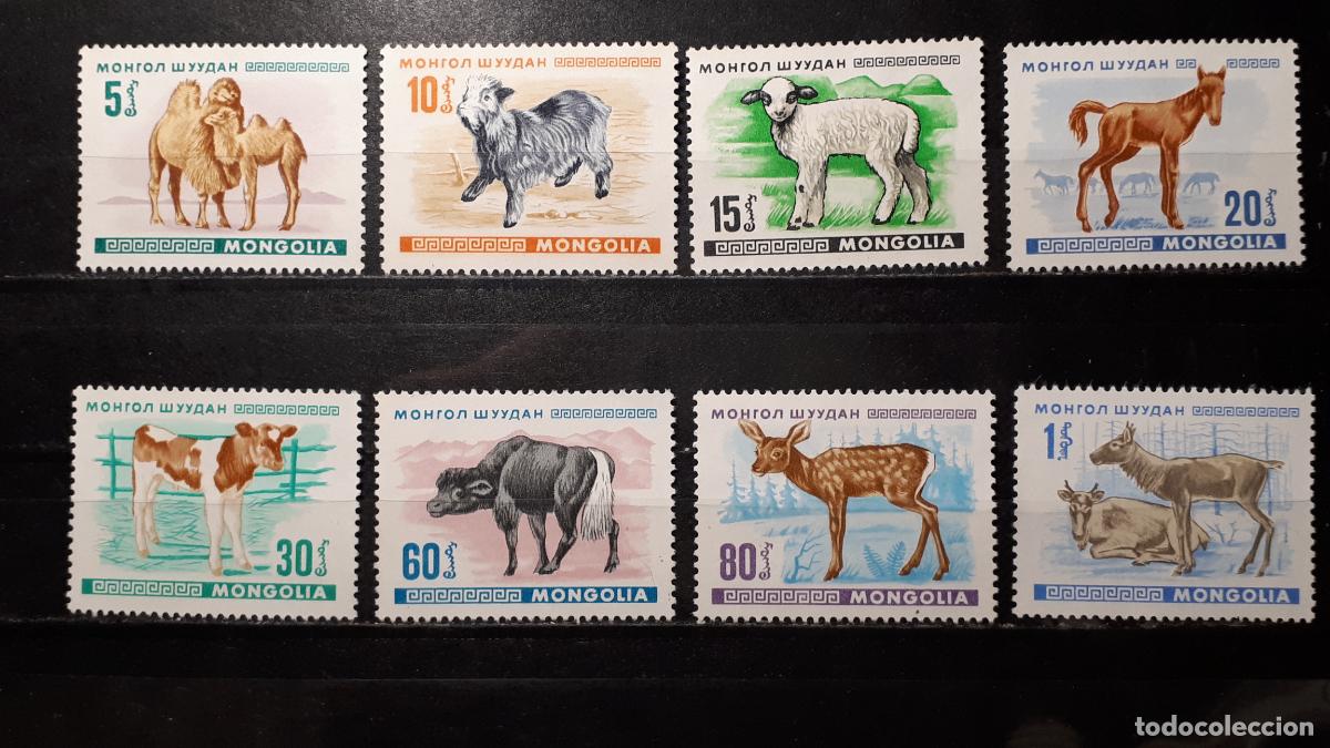 Sellos: MONGOLIA (*). A&Ntilde;O 1968. YVERT 426/33 - Foto 1