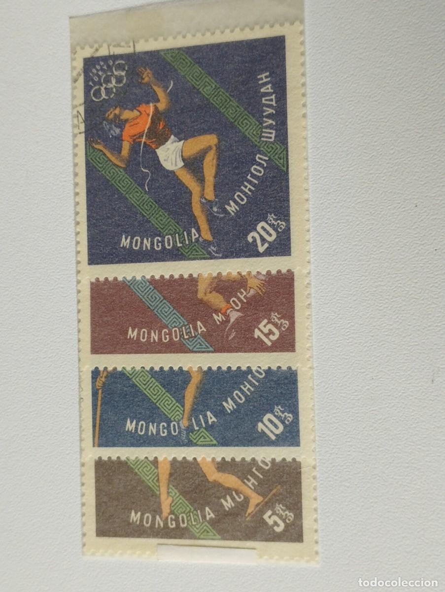 Sellos: SELLOS MONGOLOGIA OLIMPIADAS TOKIO 1964 - Foto 1