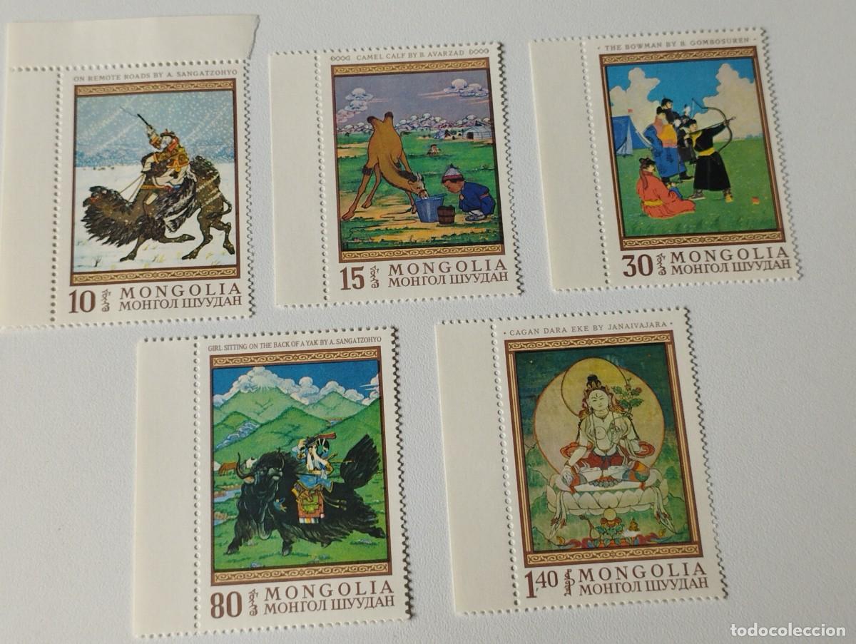 Sellos: SELLOS MONGOLOGIA PINTURAS - Foto 1