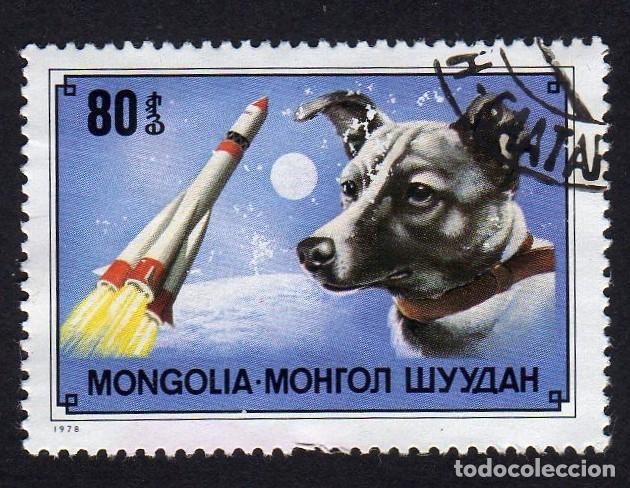 Sellos: Asia. Mongolia. Laika. 1978. YT-980. - Foto 1