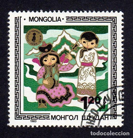 Sellos: Mongolia, A&ntilde;o de la Infancia. 1983. YT-1263. - Foto 1