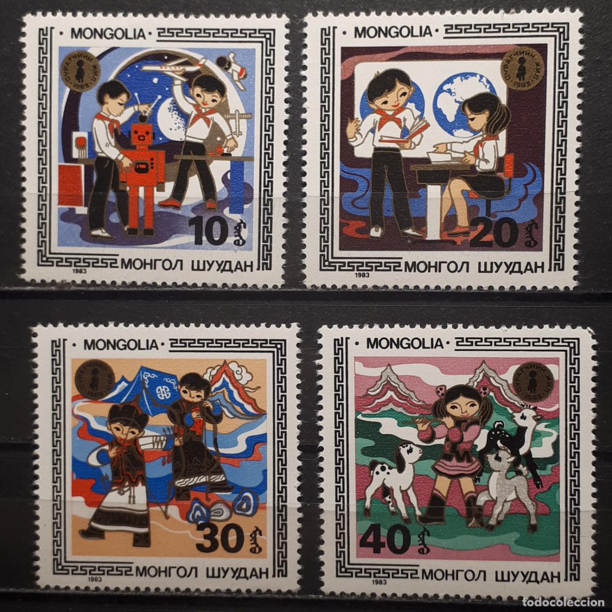 Sellos: MONGOLIA. A&Ntilde;O 1983. **. YVERT 1257/60 - Foto 1