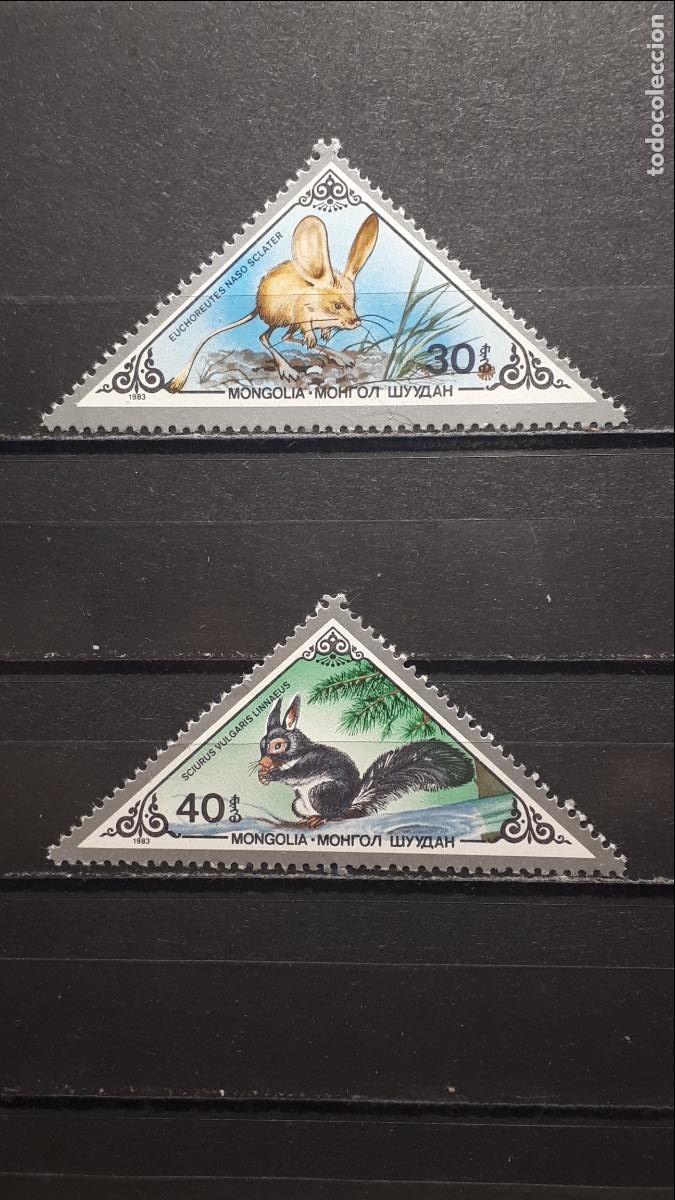 Sellos: MONGOLIA. A&Ntilde;O 1983. **. YVERT 1272, 1273. - Foto 1
