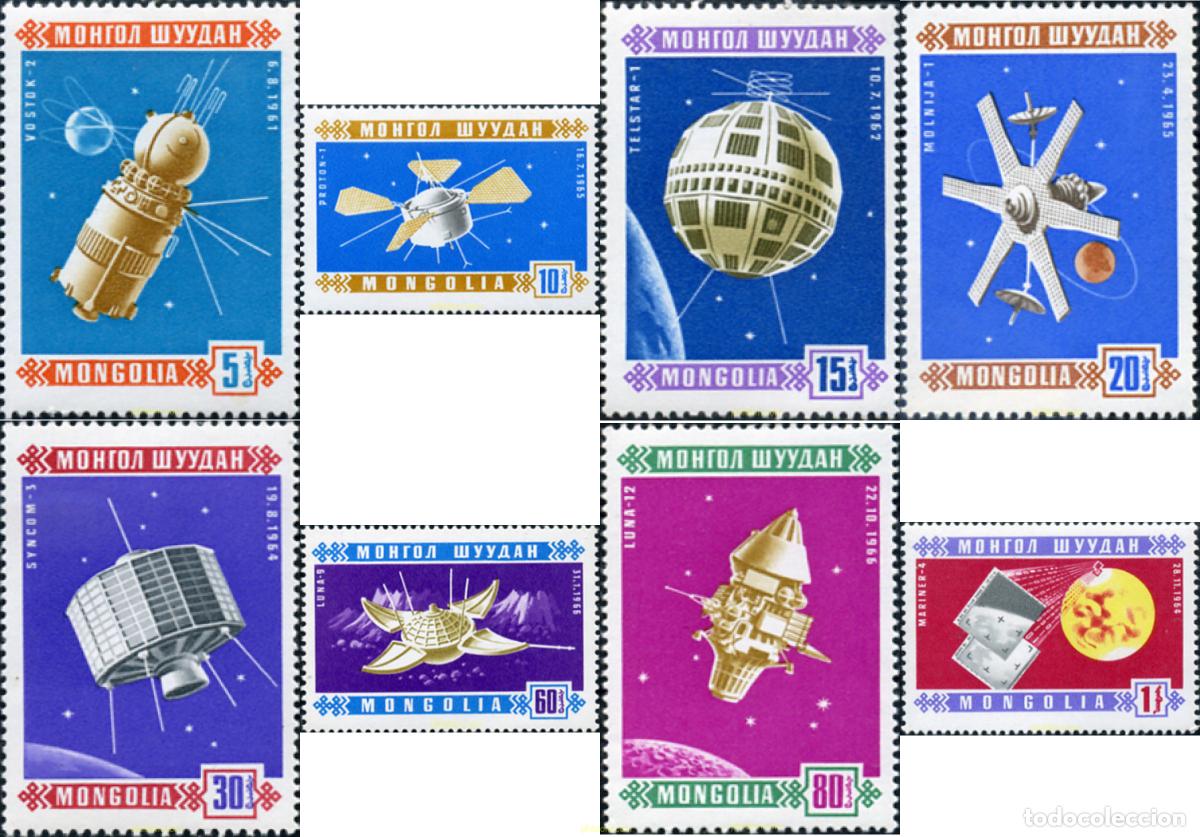 Sellos: 345118 MNH MONGOLIA 1966 CONQUISTA DEL ESPACIO - Foto 1
