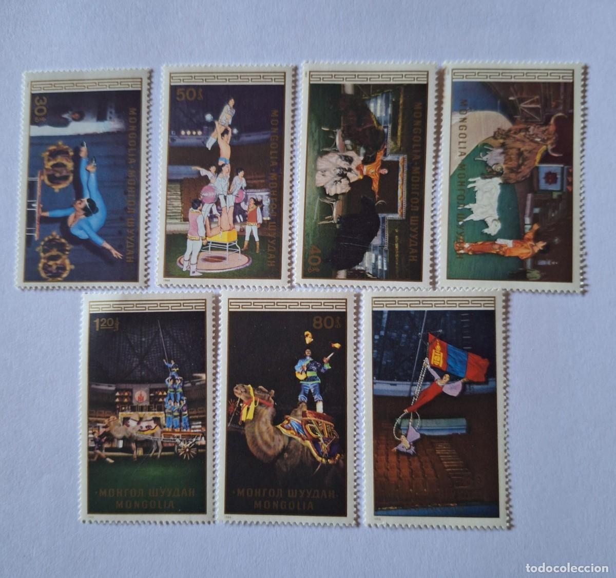 Sellos: MONGOLIA, 1986, CAT.YT.1435/1441. - Foto 1