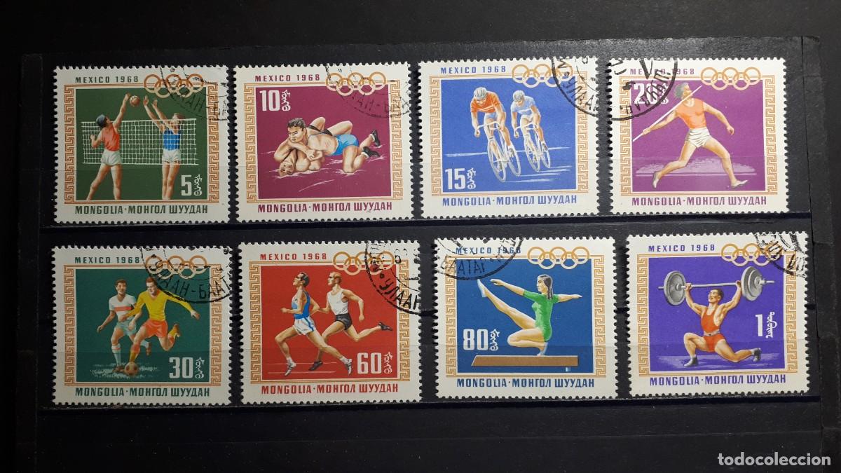 Sellos: MONGOLIA . A&Ntilde;O. 1968. &deg;. YVERT 452/9 - Foto 1