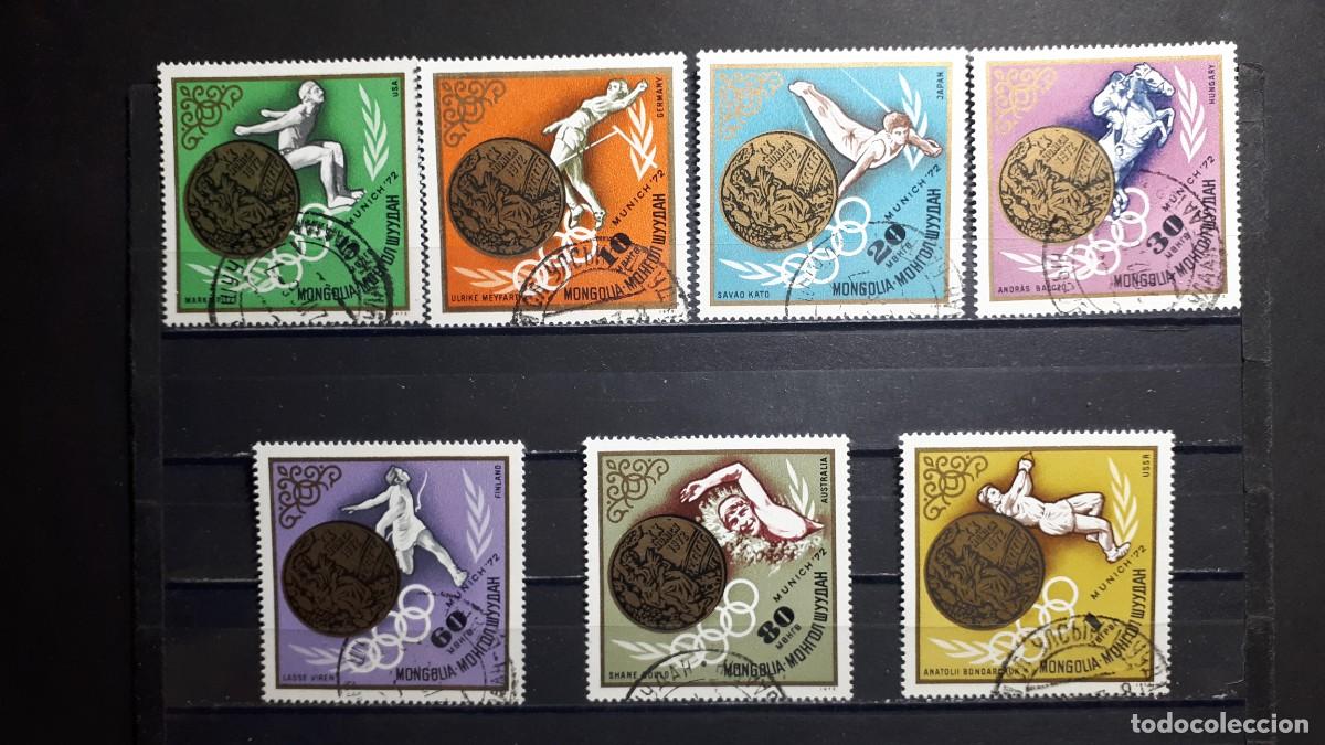 Sellos: MONGOLIA . A&Ntilde;O. 1972. &deg;. YVERT 644/50 - Foto 1