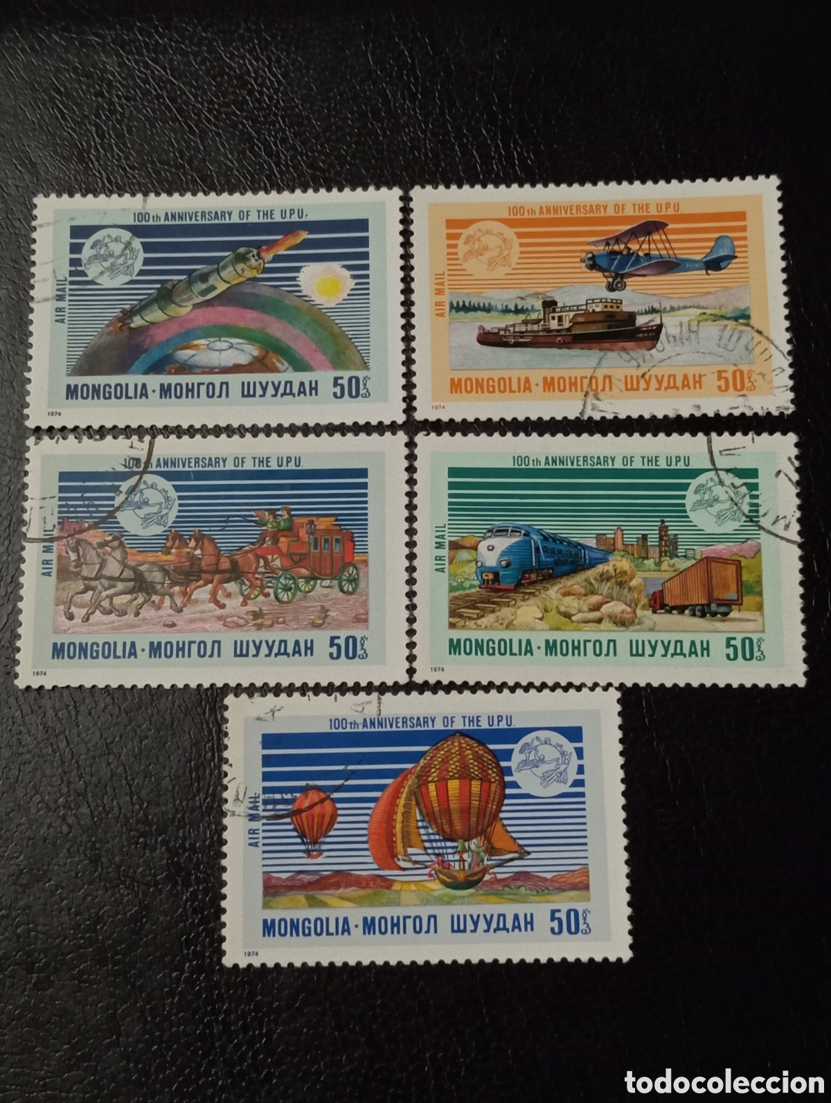 Sellos: Lote Sellos Mongolia 1974 usados - Foto 1