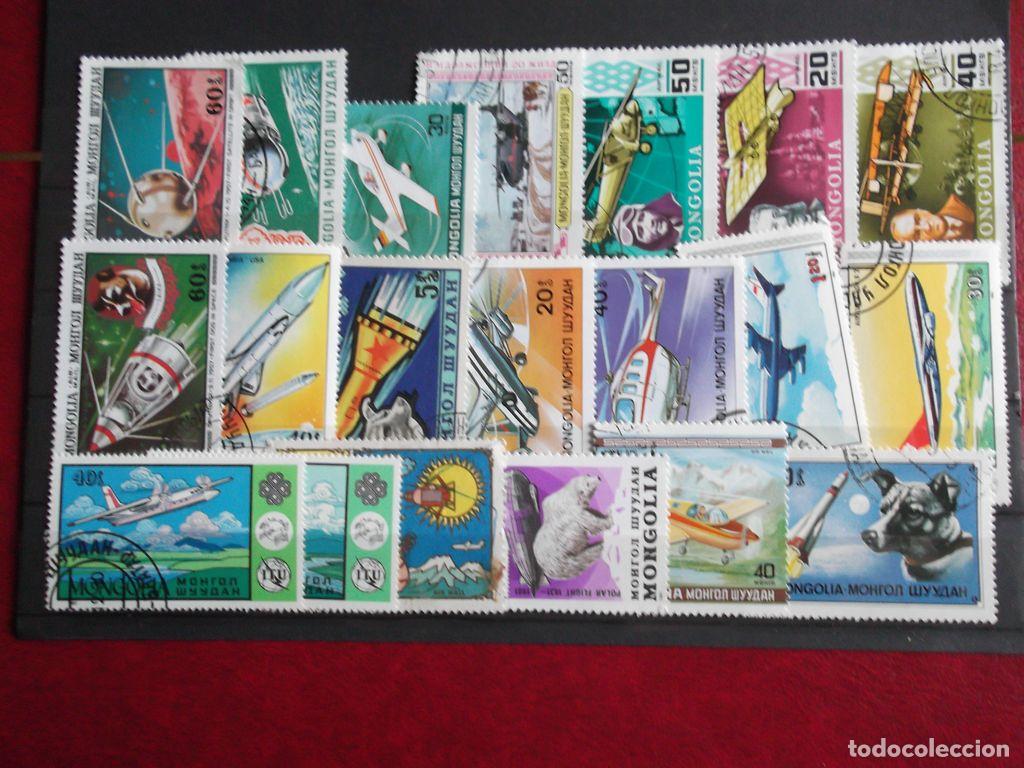 Sellos: Mongolia 20 Sellos usados distintos. Ref: e139 - Foto 1