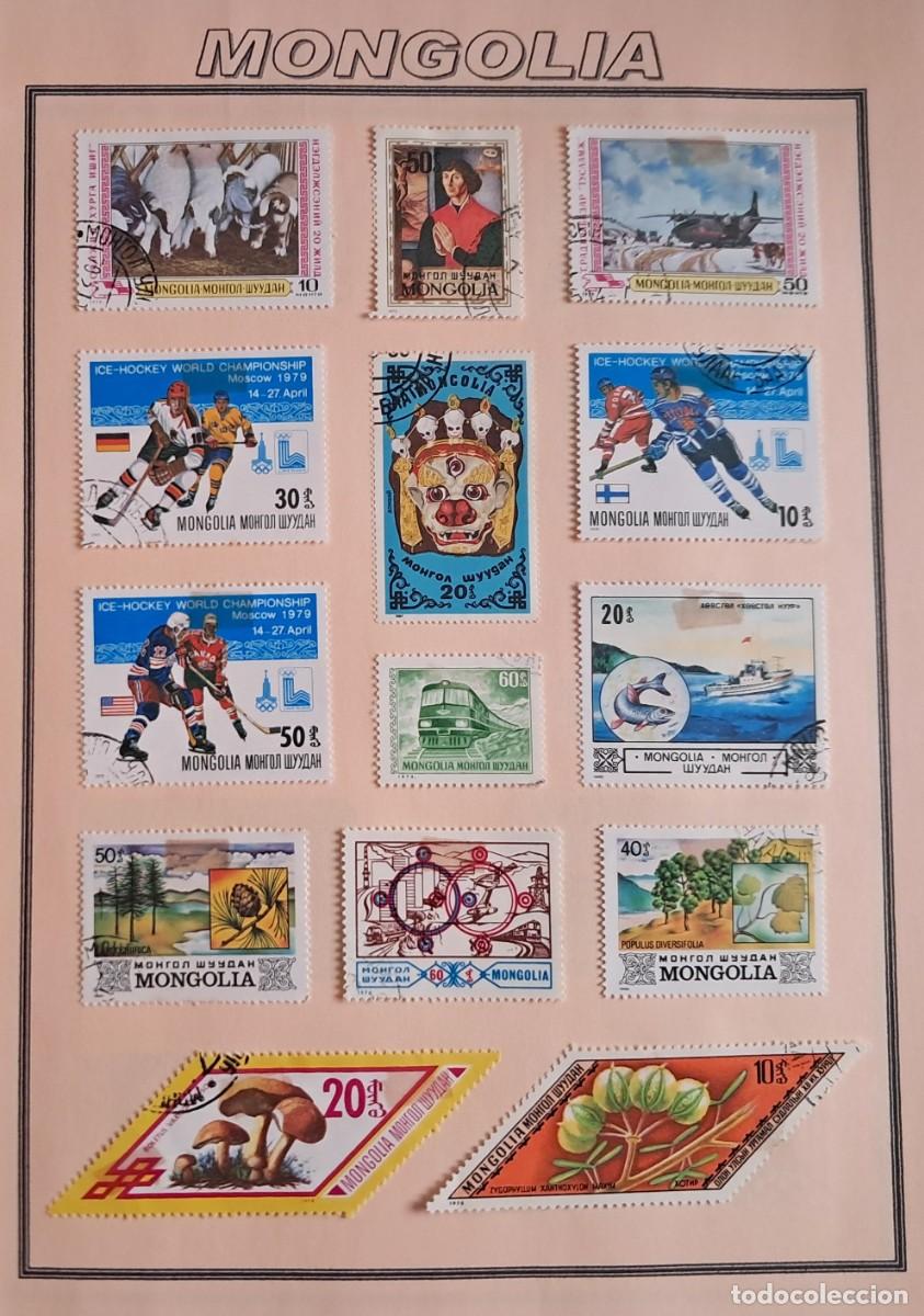 Sellos: lote de 14 sellos de Mongolia, deportes ... - Foto 1