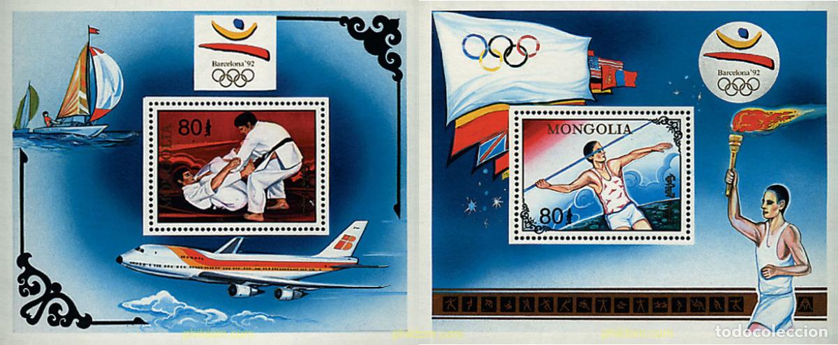 Sellos: 68357 MNH MONGOLIA 1992 25 JUEGOS OLIMPICOS VERANO BARCELONA 1992