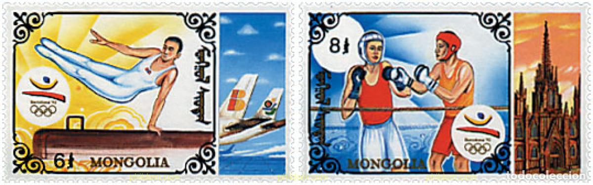 Sellos: 785689 MNH MONGOLIA 1992 25 JUEGOS OLIMPICOS VERANO BARCELONA 1992