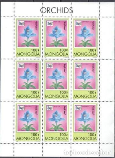 Sellos: MONGOLIA 1997 SHEET MNH ORCHIDS ORCHIDEES ORQUIDEAS ORCHIDEEN ORCHIDEE FLORES FLOWERS FLEURS