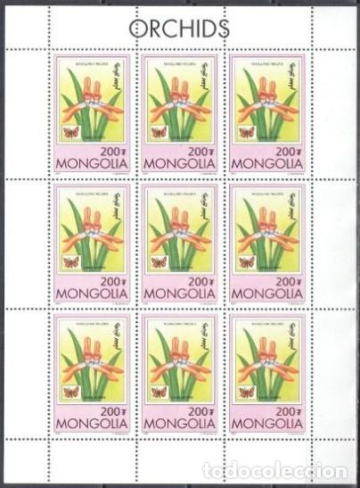 Sellos: MONGOLIA 1997 SHEET MNH ORCHIDS ORCHIDEES ORQUIDEAS ORCHIDEEN ORCHIDEE FLORES FLOWERS FLEURS