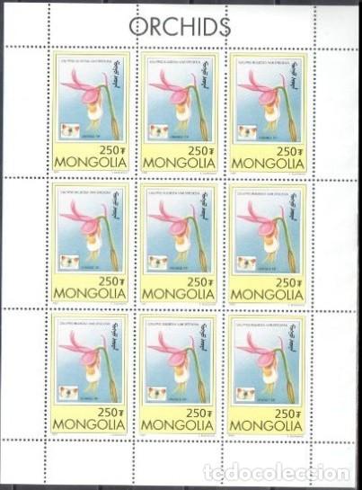 Sellos: MONGOLIA 1997 SHEET MNH ORCHIDS ORCHIDEES ORQUIDEAS ORCHIDEEN ORCHIDEE FLORES FLOWERS FLEURS