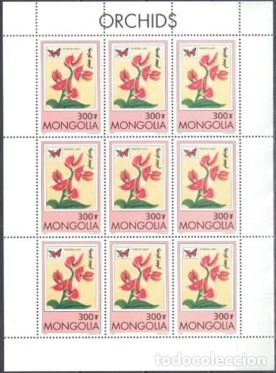 Sellos: MONGOLIA 1997 SHEET MNH ORCHIDS ORCHIDEES ORQUIDEAS ORCHIDEEN ORCHIDEE FLORES FLOWERS FLEURS