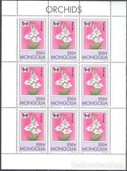 Sellos: MONGOLIA 1997 SHEET MNH ORCHIDS ORCHIDEES ORQUIDEAS ORCHIDEEN ORCHIDEE FLORES FLOWERS FLEURS