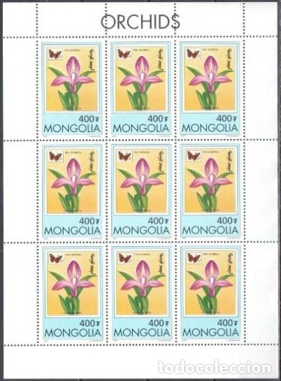 Sellos: MONGOLIA 1997 SHEET MNH ORCHIDS ORCHIDEES ORQUIDEAS ORCHIDEEN ORCHIDEE FLORES FLOWERS FLEURS