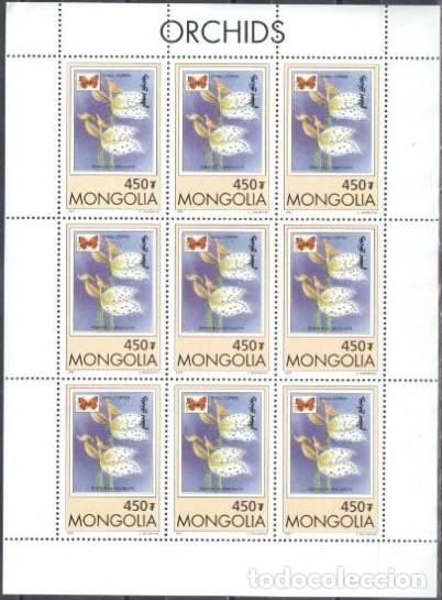 Sellos: MONGOLIA 1997 SHEET MNH ORCHIDS ORCHIDEES ORQUIDEAS ORCHIDEEN ORCHIDEE FLORES FLOWERS FLEURS