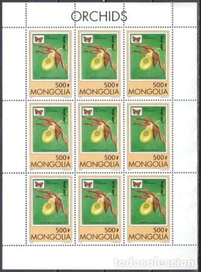 Sellos: MONGOLIA 1997 SHEET MNH ORCHIDS ORCHIDEES ORQUIDEAS ORCHIDEEN ORCHIDEE FLORES FLOWERS FLEURS