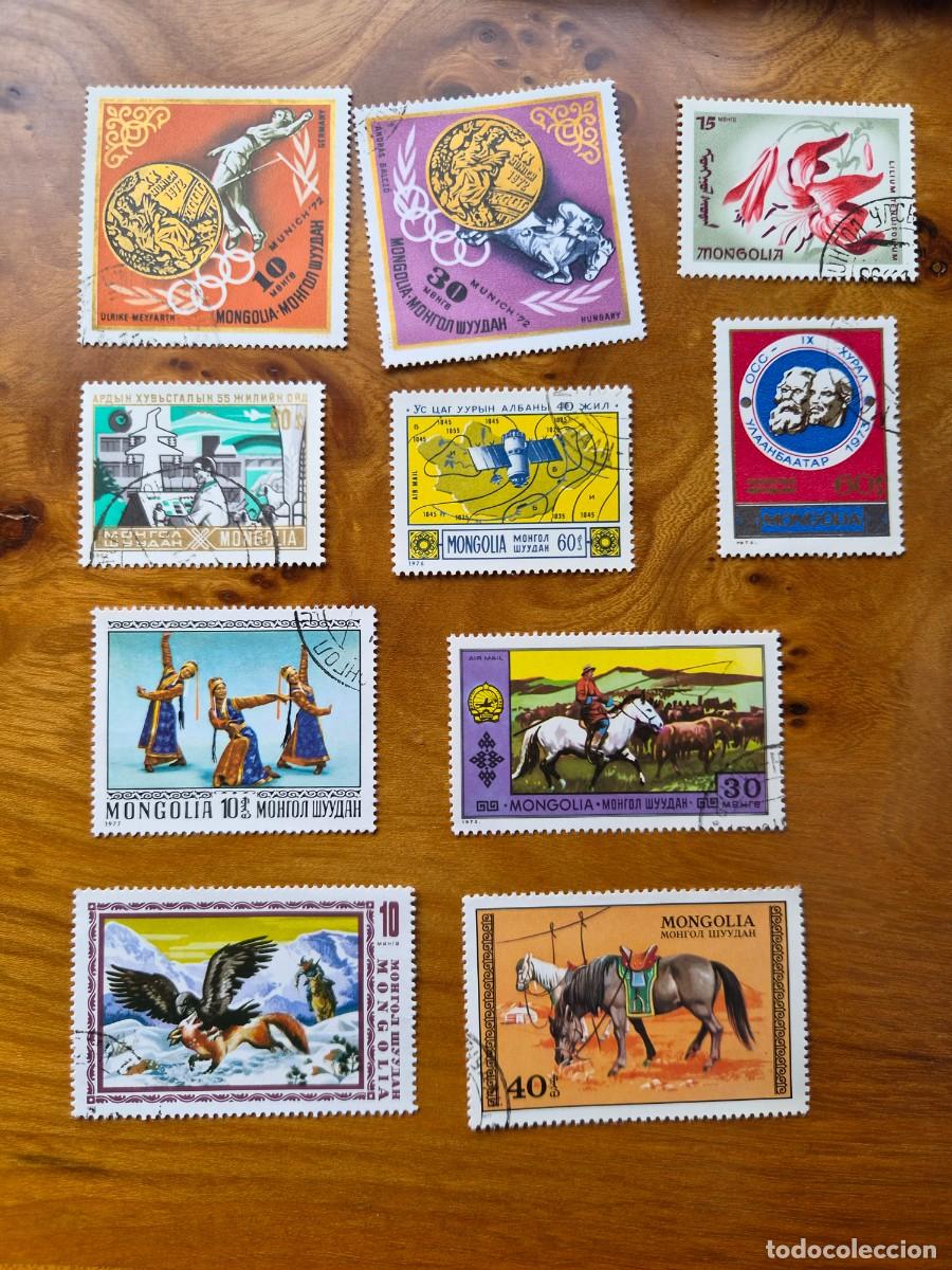 Sellos: LOTE 35 SELLOS USADOS MONGOLIA - Foto 1