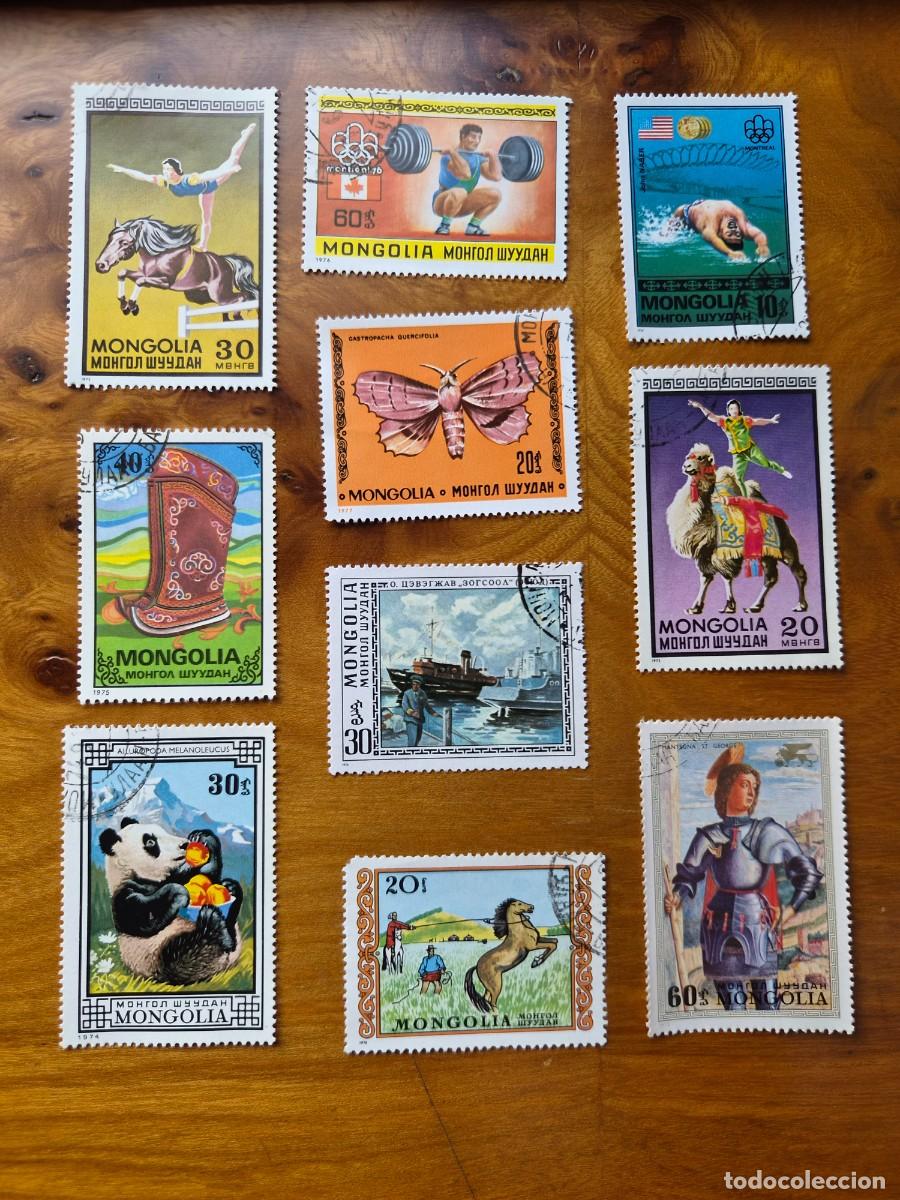 Sellos: LOTE 35 SELLOS USADOS MONGOLIA - Foto 2