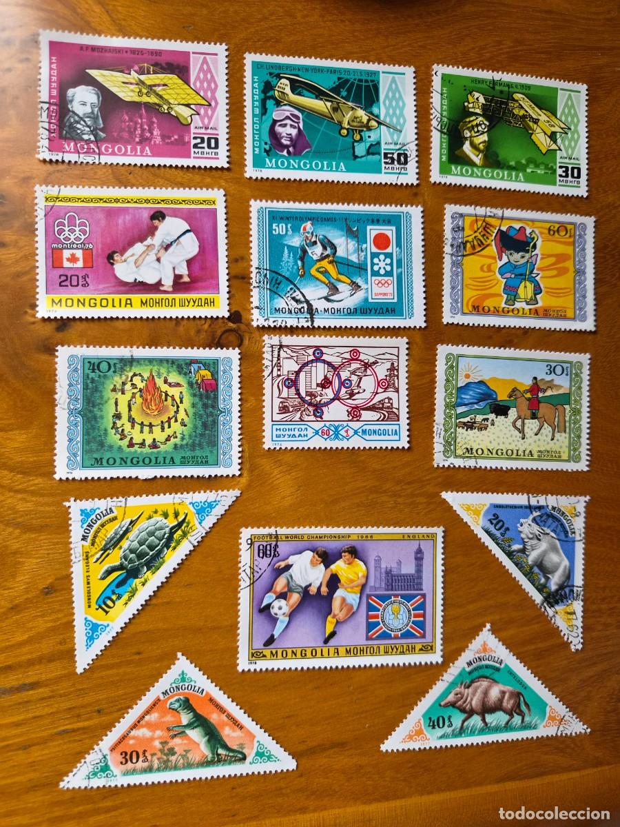 Sellos: LOTE 51 SELLOS USADOS MONGOLIA - Foto 4
