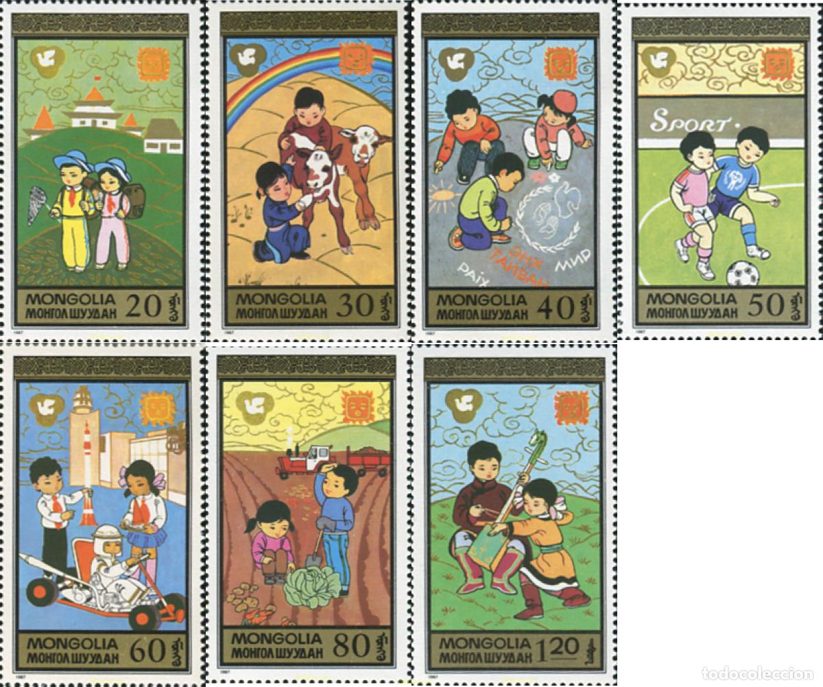 Sellos: 44493 MNH MONGOLIA 1987 ACTIVIDADES INFANTILES