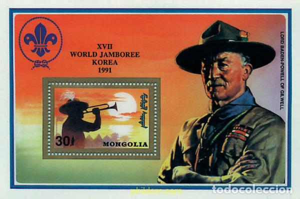 Sellos: 248671 MNH MONGOLIA 1992 17 JAMBOREE EN COREA DEL SUR. 18 JAMBOREE EN HOLANDA