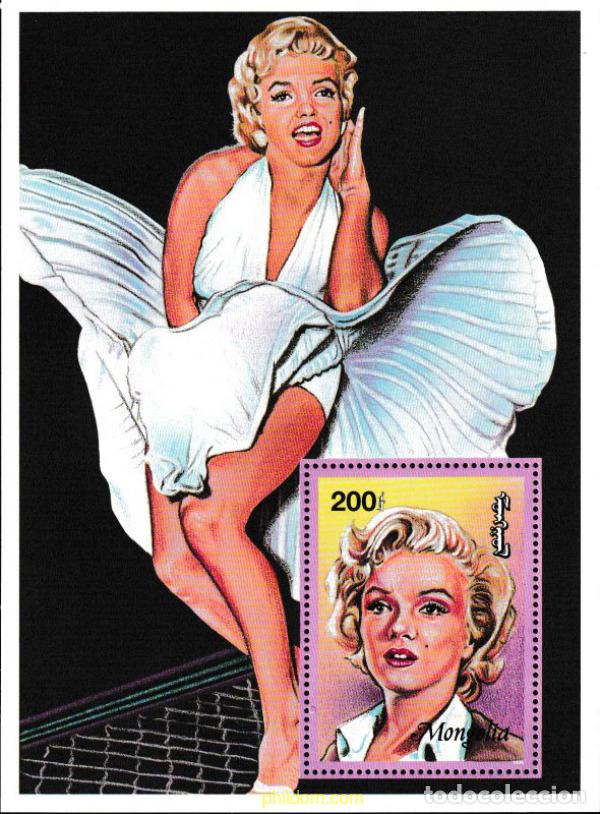 Sellos: 605646 MNH MONGOLIA 1996 70 ANIVERSARIO DEL NACIMIENTO DE MARILYN MONROE