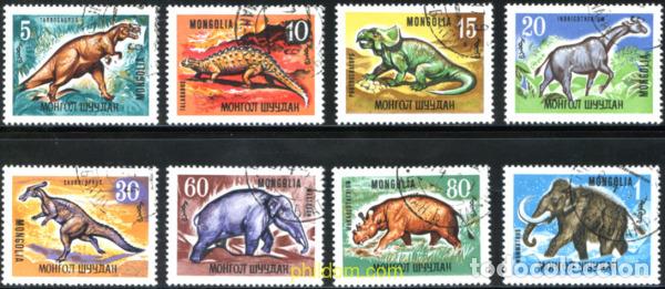 Sellos: 227263 USED MONGOLIA 1967 FAUNA PREHISTORICA