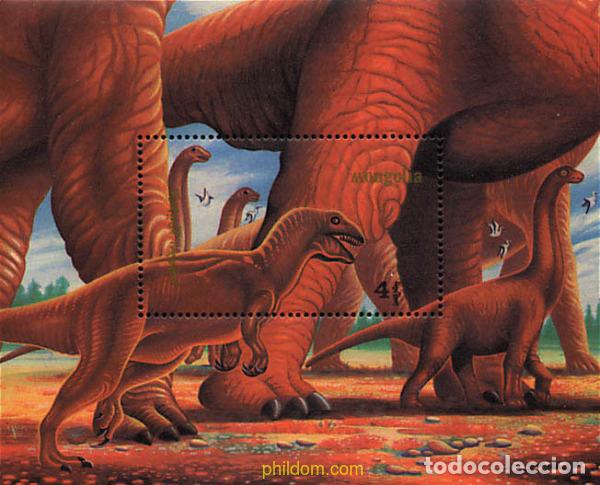 Sellos: 50012 MNH MONGOLIA 1990 FAUNA PREHISTORICA
