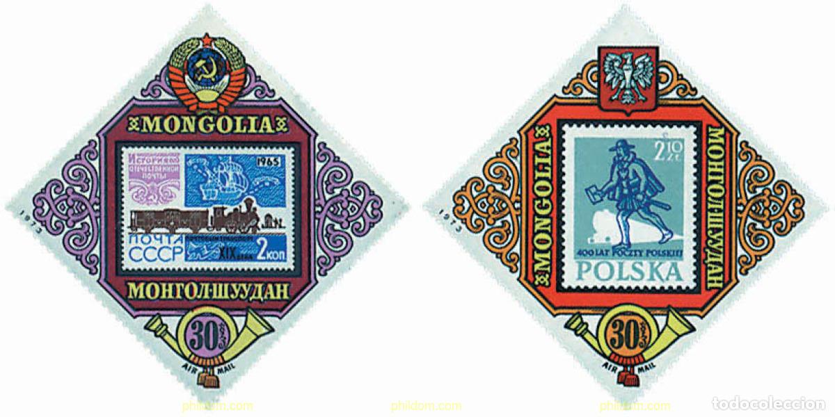 Sellos: 682185 MNH MONGOLIA 1973 CONFERENCIA DEL COMITE PERMANENTE PARA EL CORREO Y LAS TELECOMUNICACIONES
